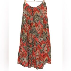 Southern Lady Southwestern Print Skirt